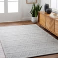 thumbnail image 1 of Hauteloom Kyung Wool Living Room, Bedroom Area Rug - Cottage - 6' x 9', 1 of 6