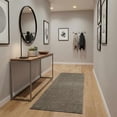 thumbnail image 1 of Hauteloom Leanna Hallway, Kitchen Machine Washable Runner Rug - Neutral Abstract Solid - Gray Green, Moss Green - 2'7" x 10', 1 of 13