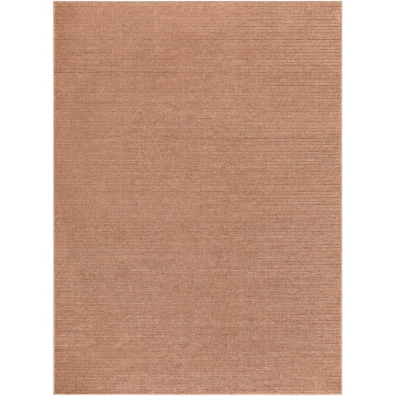Hauteloom Levent Living Room, Bedroom Area Rug - Contemporary - Burnt Orange - 5'3" x 7'