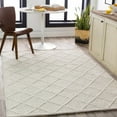 thumbnail image 1 of Hauteloom Likely Wool Living Room, Bedroom Area Rug - Contemporary - White - 6' x 9', 1 of 10
