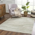 thumbnail image 1 of Hauteloom Liverpool Living Room, Bedroom Area Rug - Contemporary - Ivory, Off White, Olive - 18" x 18" Sample, 1 of 12