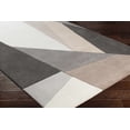 thumbnail image 1 of Hauteloom Lynton Wool Living Room, Bedroom Area Rug - Contemporary - Charcoal, MediumGray, Beige - 18" Sample, 1 of 11
