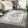 thumbnail image 1 of Hauteloom MARASH Living Room, Bedroom Area Rug - Farmhouse, Traditional - Silver Gray, Ivory, Gray - 5'3" x 7'3", 1 of 7