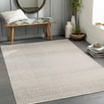 thumbnail image 1 of Hauteloom Maanas Living Room, Bedroom Machine Washable Area Rug - Bohemian, Transitional - Gray, Light Gray - 5'3" x 7', 1 of 13