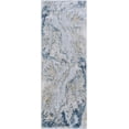 thumbnail image 1 of Hauteloom Maddington Hallway, Kitchen Runner Rug - Modern Abstract Carpet - Gray, Olive Green, Blue - 2'7" x 10', 1 of 16
