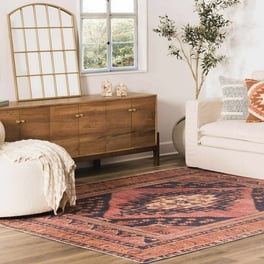 未使用　ACME Furniture TRIGON RUG 140＊200 Tapis-80 x 200-Chestnut and blue