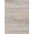 thumbnail image 1 of Hauteloom Marash Collection Orya Moroccan Trellis Living Room Bedroom Large Area Rug - Southwestern Farmhouse Carpet - Tribal Boho Look - Beige, Cream, Purple, Orange, Multicolor - 9' x 12', 1 of 10