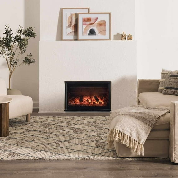 Hauteloom Mattapoisett Wool Living Room, Bedroom Area Rug - Contemporary - Taupe, Dark Brown, Beige - 2' x 3'