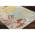 thumbnail image 1 of Hauteloom Miaray Living Room, Bedroom Area Rug - Contemporary - Yellow, Ice Blue, Ivory - 5'7" x 7'10", 1 of 6