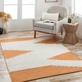 thumbnail image 1 of Hauteloom Milagros Wool Living Room, Bedroom Area Rug - Bohemian, Transitional - Plush Pile - Cider, Dusty Coral, Cream - 9' x 12', 1 of 10