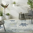 thumbnail image 1 of Hauteloom Minga Living Room, Bedroom Patio Outdoor Area Rug - Coastal - Cream, LightSlate, PaleBlue - 18" Sample, 1 of 7