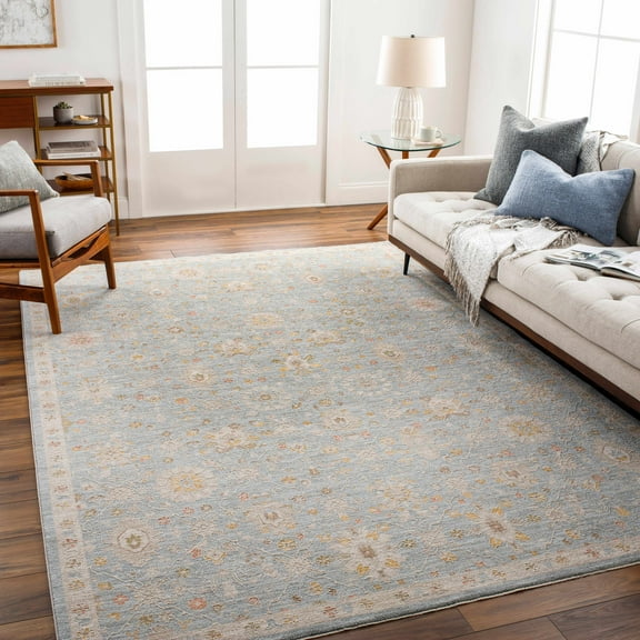 Hauteloom Mira Living Room, Bedroom Area Rug - Gray, Brown - 10' x 14'