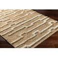 thumbnail image 1 of Hauteloom Miya Jute Living Room, Bedroom Area Rug - Bohemian, Transitional - High Pile - Tan, Walnut, Dark Brown - 2' x 3', 1 of 6