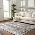 thumbnail image 1 of Hauteloom Mohan Living Room, Bedroom Machine Washable Area Rug - Farmhouse - Smoke - 2' x 2'11", 1 of 12