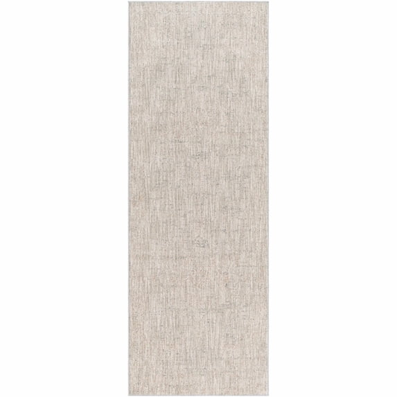 Hauteloom Conrad Hallway, Kitchen Runner Rug - Medallion Distressed Faded Border Floral - Traditional Transitional Oriental Oushak Farmhouse - Olive, Light Gray, Taupe, Cream, Beige - 2'7" x 10'