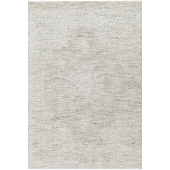 Hauteloom Monto Living Room, Bedroom Area Rug - Traditional - Gray, Beige - 7'10" x 10'3"