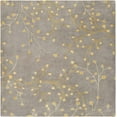 thumbnail image 1 of Hauteloom Moon Hand Tufted Wool Living Room, Bedroom Boho Area Rug - Transitional Farmhouse Dot Pattern - Gray, Yellow, Cream - 6' Square, 1 of 14