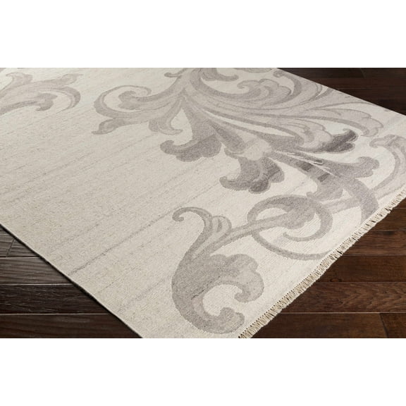 Hauteloom Moorhead Wool Living Room, Bedroom Area Rug - Transitional - Dark Brown, Medium Brown, Medium Gray - 2' x 3'