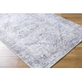 thumbnail image 1 of Hauteloom Nadia Living Room, Bedroom Area Rug - Traditional - Light Silver, Metallic Silver, Light Purple - 7'10" x 10', 1 of 6