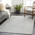 thumbnail image 1 of Hauteloom Nalcrest Living Room, Bedroom Area Rug - Bohemian, Transitional - Charcoal, White, Light Slate - 7'7" x 10'2", 1 of 9