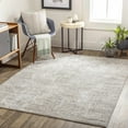 thumbnail image 1 of Hauteloom Nannyville Living Room, Bedroom Area Rug - Contemporary - Ivory, Light Gray, Tan - 5'3" x 7', 1 of 7