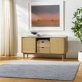 thumbnail image 1 of Hauteloom Nari Recycled Material Living Room, Bedroom Area Rug - Silver, Multi, Gray - 8' x 10', 1 of 6