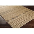 thumbnail image 1 of Hauteloom Nasugbu Jute Living Room, Bedroom Area Rug - Bohemian, Transitional - Tan, Black - 2' x 3', 1 of 8