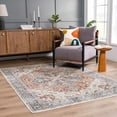 thumbnail image 1 of Hauteloom Neta Living Room, Bedroom Machine Washable Area Rug - Brown, Gray - 6'7" x 9', 1 of 16