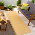thumbnail image 1 of Hauteloom Netley Hallway, Kitchen Patio Outdoor Runner Rug - Traditional - Mustard - 2'6" x 7'3", 1 of 10