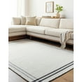 thumbnail image 1 of Hauteloom Nimue Wool Living Room, Bedroom Area Rug - Traditional, Transitional - Light Silver - 2' x 3', 1 of 8
