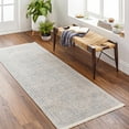 thumbnail image 1 of Hauteloom Nira Hallway, Kitchen Runner Rug - Traditional - Light Blue, Ivory, Pale Blue - 2'7" x 7'3", 1 of 7