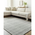 thumbnail image 1 of Hauteloom Nissa Wool Living Room, Bedroom Area Rug - Traditional, Transitional - Light Silver, Slate Blue, Sterling Gray - 6' x 9', 1 of 8
