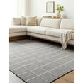 thumbnail image 1 of Hauteloom Nissa Wool Living Room, Bedroom Area Rug - Traditional, Transitional - Sterling Gray, Gray, Light Silver - 3'6" x 5'6", 1 of 8