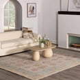 thumbnail image 1 of Hauteloom Norbrook Wool Living Room, Bedroom Area Rug - Farmhouse - Beige, Lime Green, Peach - 4' x 6', 1 of 10