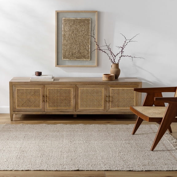 Hauteloom Nsomi Living Room, Bedroom Area Rug - Traditional, Transitional - Mocha - 2' x 3'