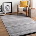 thumbnail image 1 of Hauteloom Ocampo Recycled Material Living Room, Bedroom Area Rug - Contemporary - Black, Charcoal, Gray - 10' x 14', 1 of 7