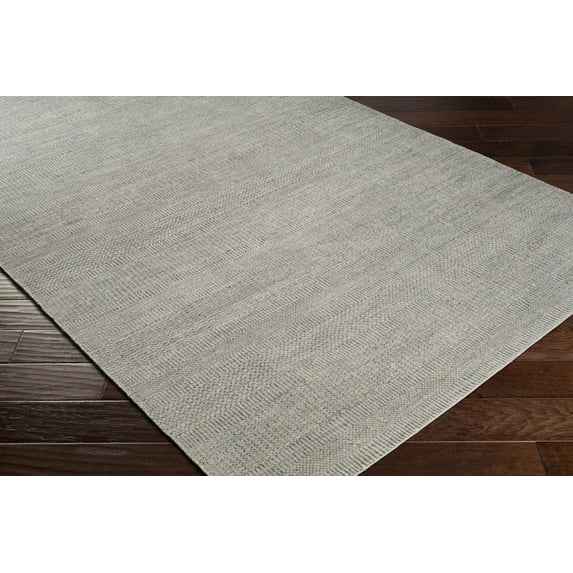 Hauteloom Ocate Wool Living Room, Bedroom Area Rug - Modern - Gray - 4' x 6'