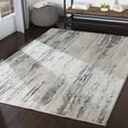 thumbnail image 1 of Hauteloom Oklaunion Living Room, Bedroom Area Rug - Modern - Gray - 2'7" x 5', 1 of 12