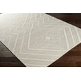 thumbnail image 1 of Hauteloom Olur Wool Living Room, Bedroom Area Rug - Bohemian, Transitional - Medium Gray, Cream - 3'6" x 5'6", 1 of 8