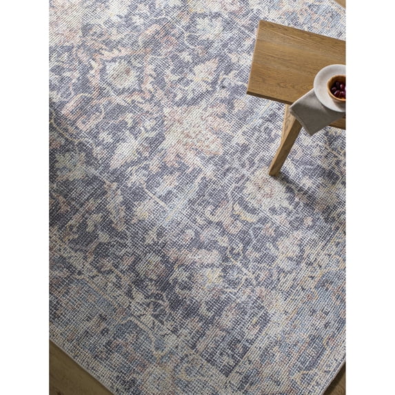 Livabliss x Our PNW Home Olympic Updated Traditional Runner Area Rug, 2'7" x 7'3", Navy