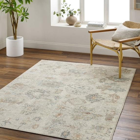 Livabliss x Our PNW Home Olympic Updated Traditional Area Rug, 7'10" x 10', Light Gray