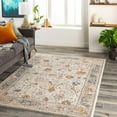 thumbnail image 1 of Hauteloom Paatan Living Room, Bedroom Area Rug - Traditional - High Pile - Dark Red, Cream, Beige - 2' x 2'11", 1 of 6