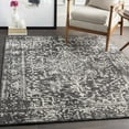 thumbnail image 1 of Hauteloom Painswick Medallion Small Area Rug - Moroccan Bohemian Farmhouse - Black, White, Ivory - 2' x 3', 1 of 14