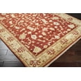 thumbnail image 1 of Hauteloom Parkhill Wool Living Room, Bedroom Area Rug - Traditional - Brick Red, Peach, Mustard - 8' Round, 1 of 8