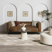 Hauteloom Paron Wool Living Room, Bedroom Area Rug - Transitional - Brown, Gray - 10' x 14'