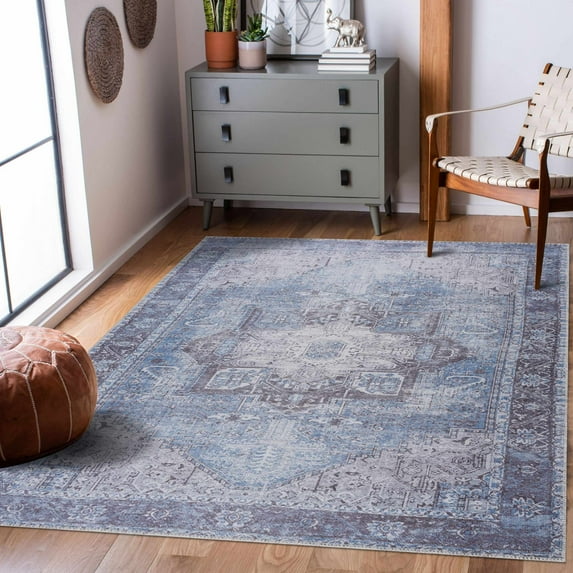 Hauteloom Pays Hallway, Kitchen Machine Washable Runner Rug - Traditional - 2'7" x 16'