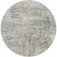 thumbnail image 1 of Hauteloom Pence Living Room, Bedroom Area Rug - Modern - Beige, Gray, Blue - 7'10"-Round, 1 of 11