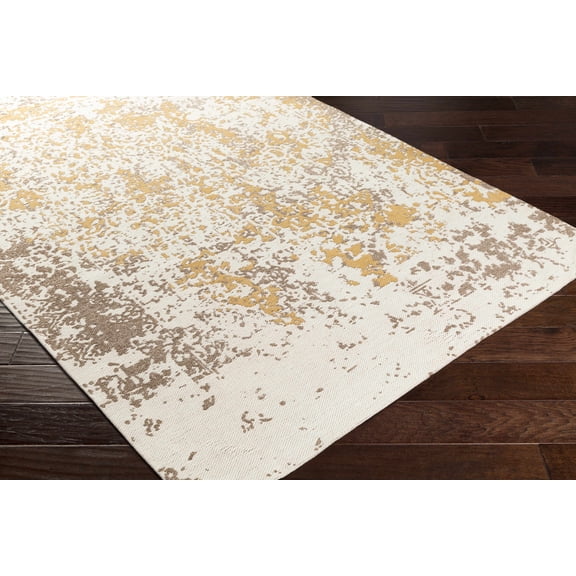 Hauteloom Peru Living Room, Bedroom Area Rug - Contemporary - Cream, Dark Red, Taupe - 9' x 13'