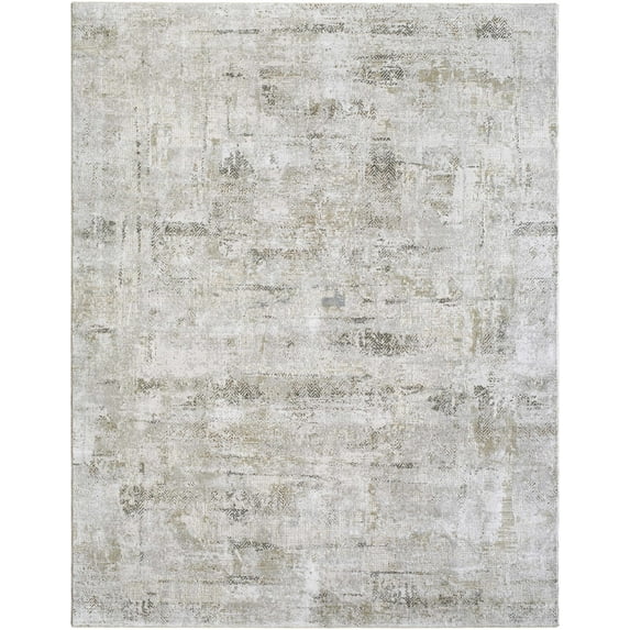 Hauteloom Pixie Living Room, Bedroom Area Rug - Southwestern - LightGray, Cream, Mustard - 7'10" x 10'2"