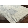 thumbnail image 1 of Hauteloom Plean Wool Living Room, Bedroom Area Rug - Bohemian, Transitional - High Pile - Cream, Gray, Charcoal - 2' x 3', 1 of 16